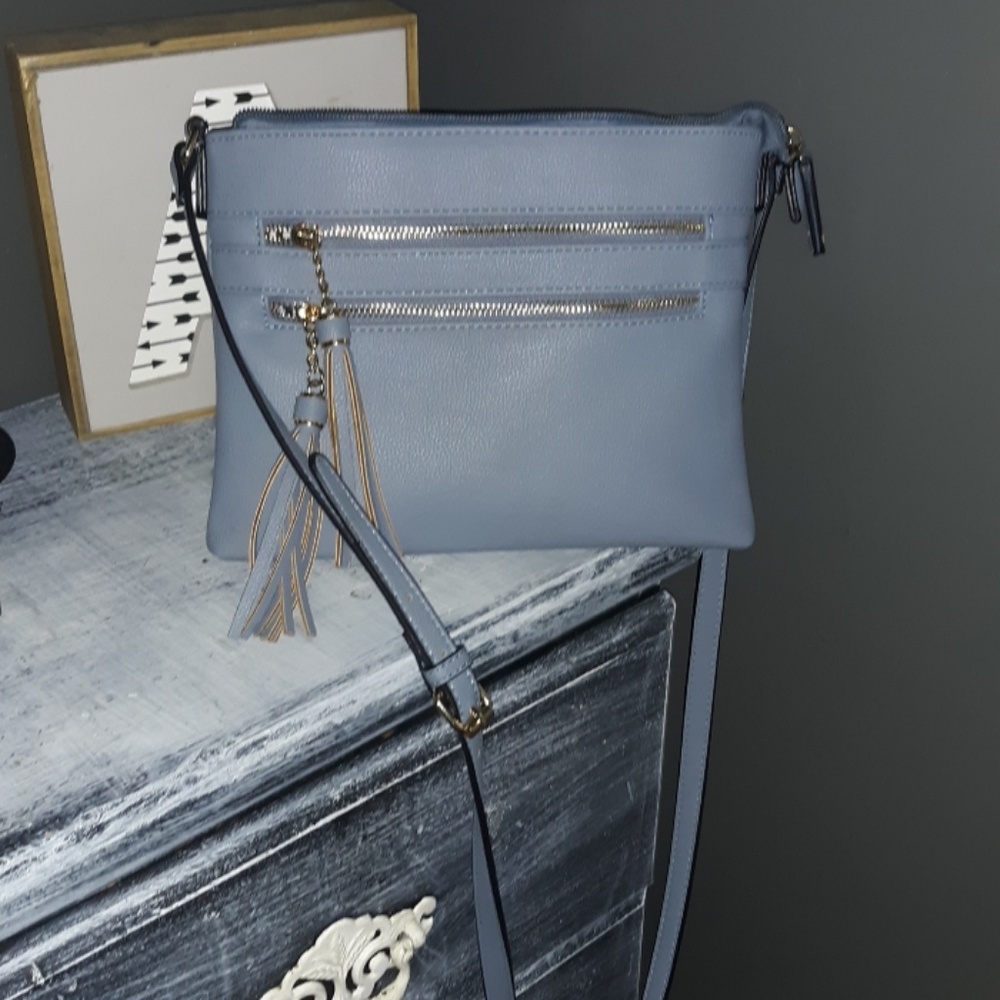 Blue Crossbody Handbag